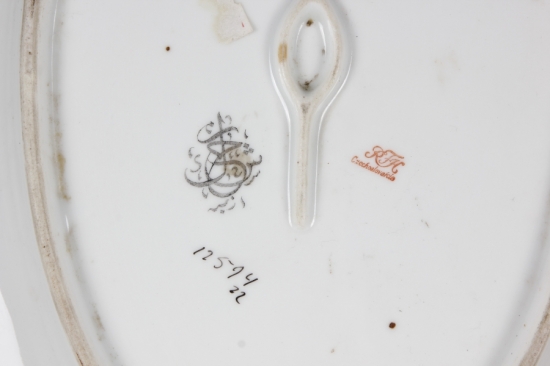 OSMANLI PAZARI SERVİS TABAĞI 42 x 28 cm.