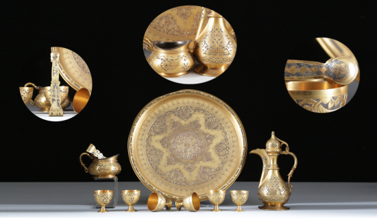 BOSNA TOMBAK KAHVE SETİ