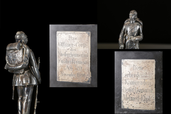 OSMANLI TEĞMEN ALBAY MEHMET FAİK GÜMÜŞ HEYKEL