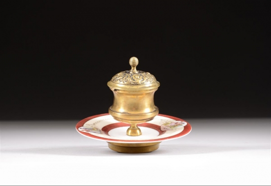 BRONZ PORSELEN HOKKA