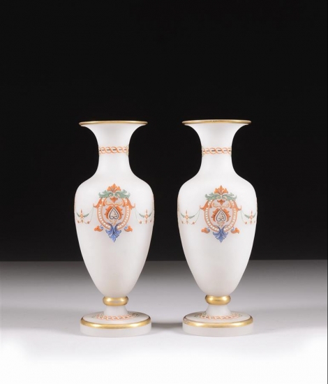 EL BOYAMA OPAL ÇİFT VAZO