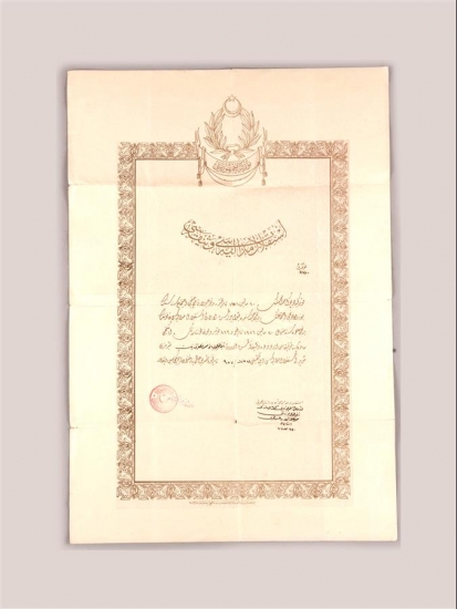 MEHMET MUZAFFER BEYE AİT EVRAK LOTU