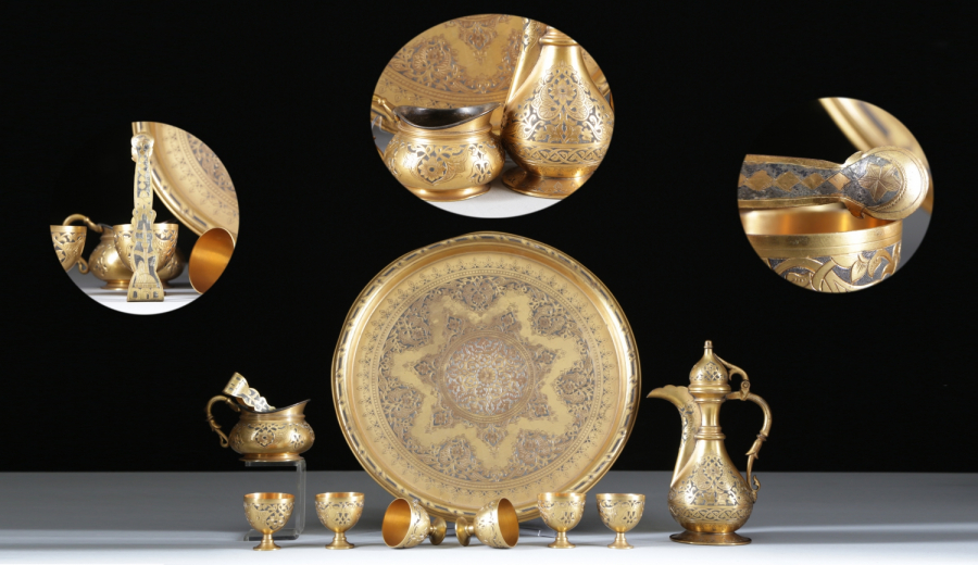 BOSNA TOMBAK KAHVE SETİ