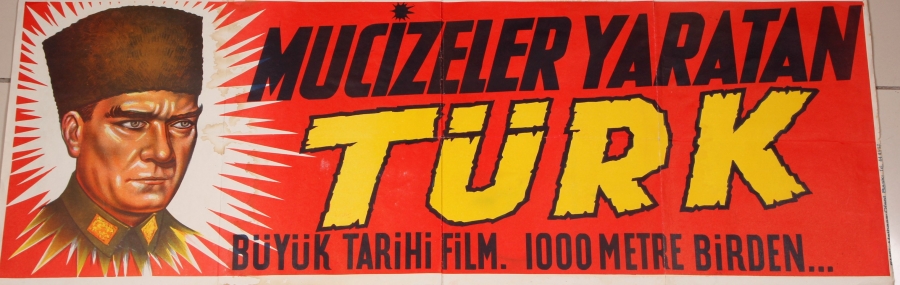 ATATÜRK AFİŞ 102 x 35 cm.